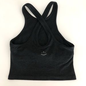Beyond Yoga Spacedye Studio Cropped Tank Size Small Black